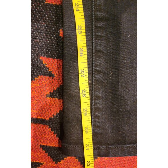 Sneak Peek Women's Black Flared Jeans Size 15/16 Mid-Rise Stretch Denim With Poc - Picture 7 of 13